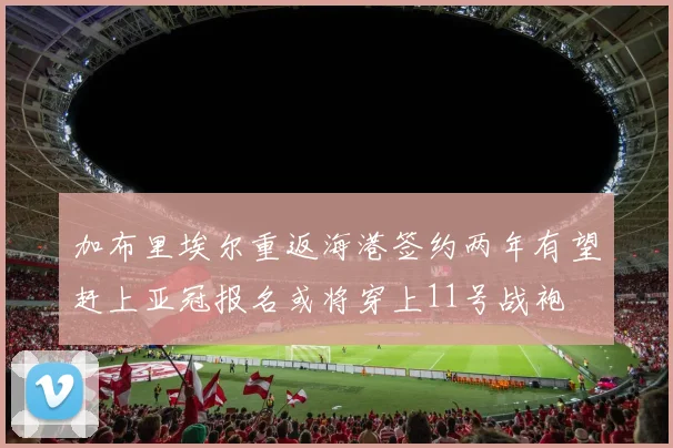 加布里埃尔重返海港签约两年有望赶上亚冠报名或将穿上11号战袍